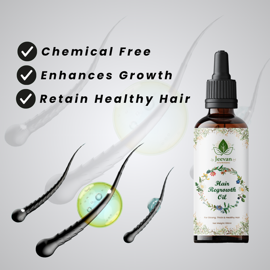 Hair Regrowth Oil – Jeevan Ayurvedic